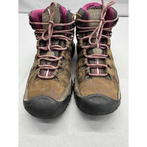KEEN Women's Targhee III Mid Waterproof Hiking Boots Size 10W Boysenberry - Picture 5 of 8